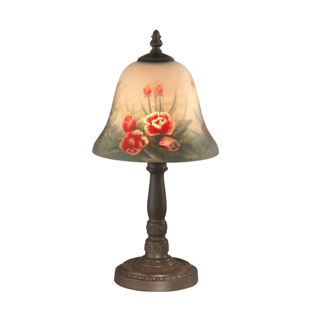 Dale Tiffany 10056/604 Rose Bell Accent Lamp